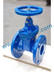 API/DIN ductile iron GGG40 flange industrial gate valve